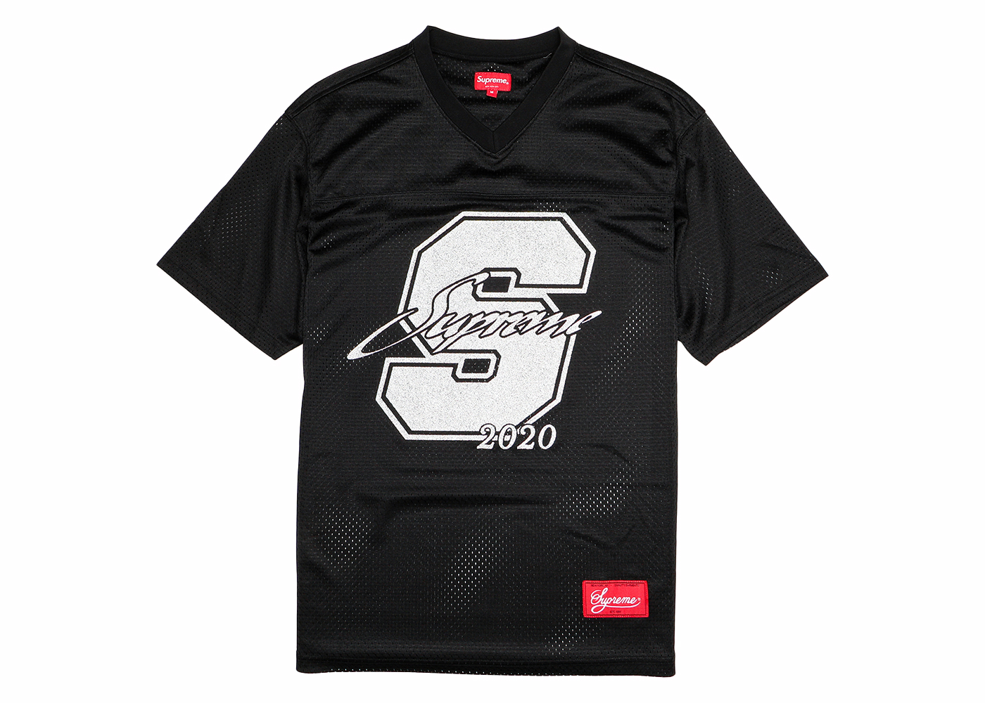 Supreme Glitter Football Top Black Men's - SS20 - US