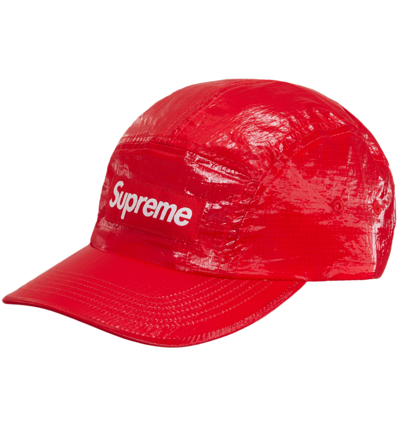 Supreme Gloss Ripstop Camp Cap Red - FW23 - US