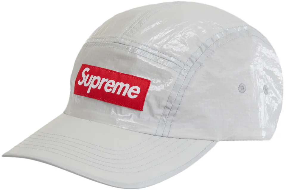 Supreme Gloss Ripstop Camp Cap Light Grey - FW23 - KR