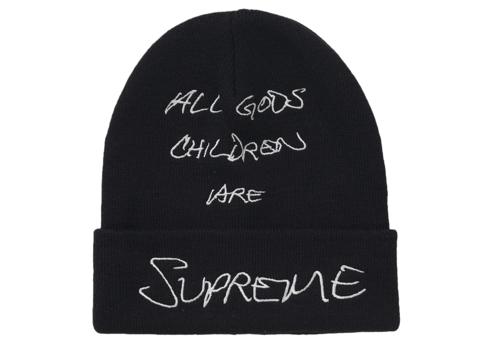 Supreme God's Children Beanie Black - SS22 - US