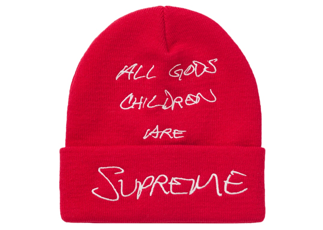 Pre-owned Supreme God's Children Beanie Red