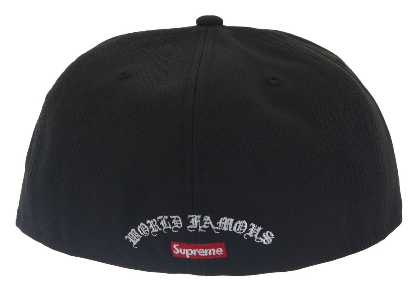 Supreme Gold Cross S Logo New Era Fitted Hat Black - SS24 - TW