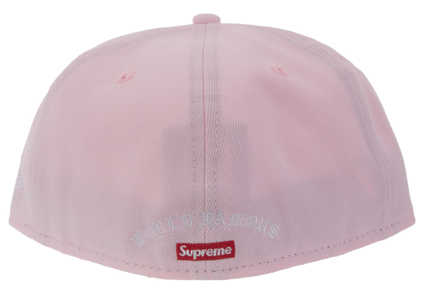 Supreme Gold Cross S Logo New Era Fitted Hat Pink - SS24 - MX