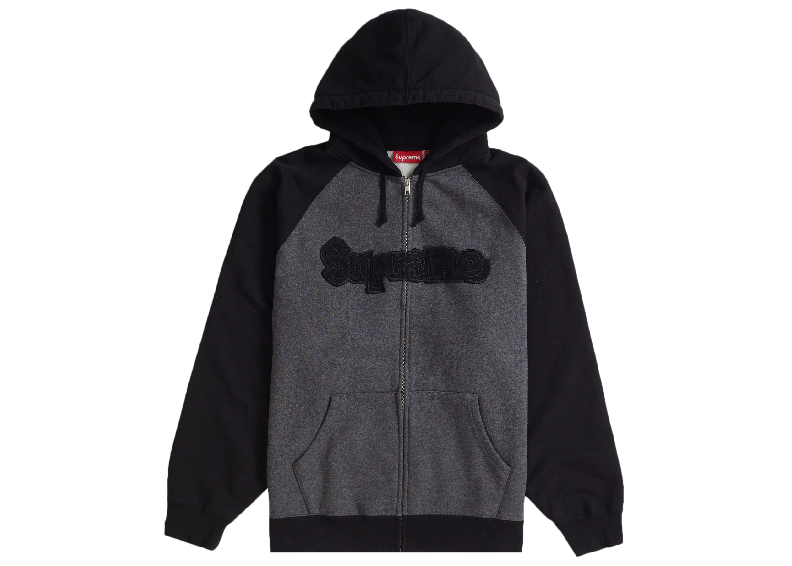 Style-NavySupreme Gonz Zip Up Hooded  Sweatshirt