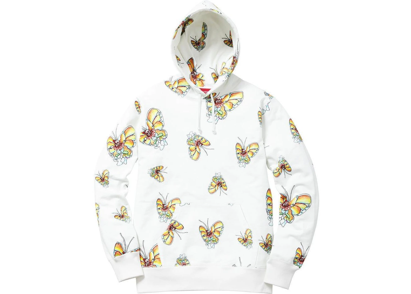 Supreme Gonz Butterfly Hooded Sweatshirt Off White Men's - SS16 - US