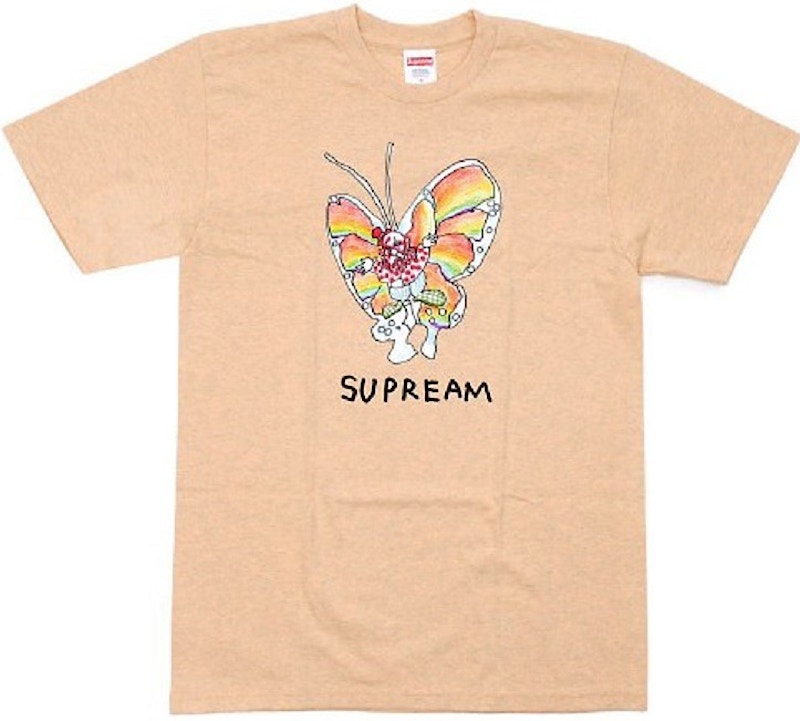 Supreme Gonz Butterfly Tee Heather Orange Men's - SS16 - US