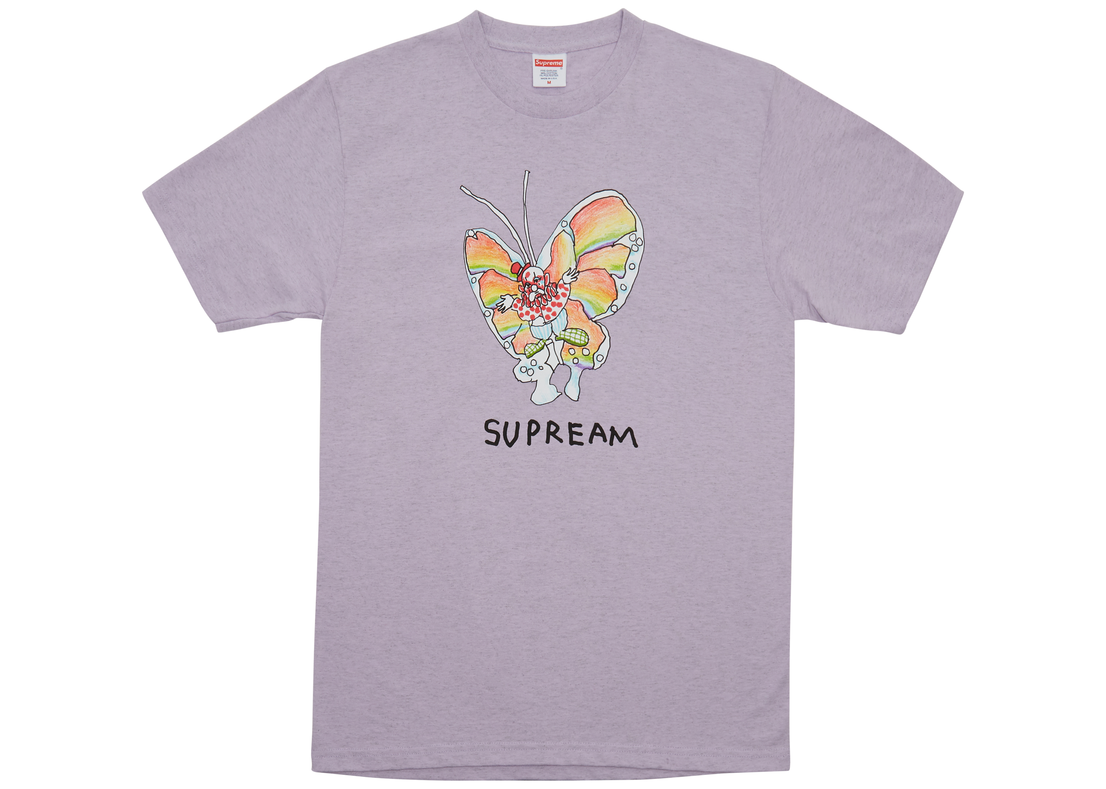 Supreme Gonz Butterfly Tee Heather Purple Men's - SS16 - US