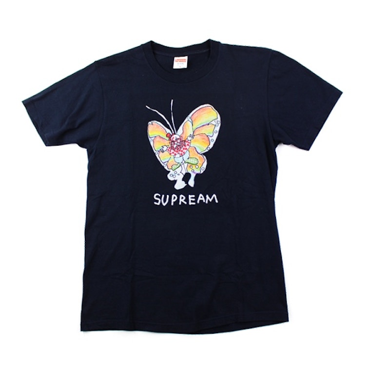 Supreme Gonz Butterfly Tee Navy Men's - SS16 - US