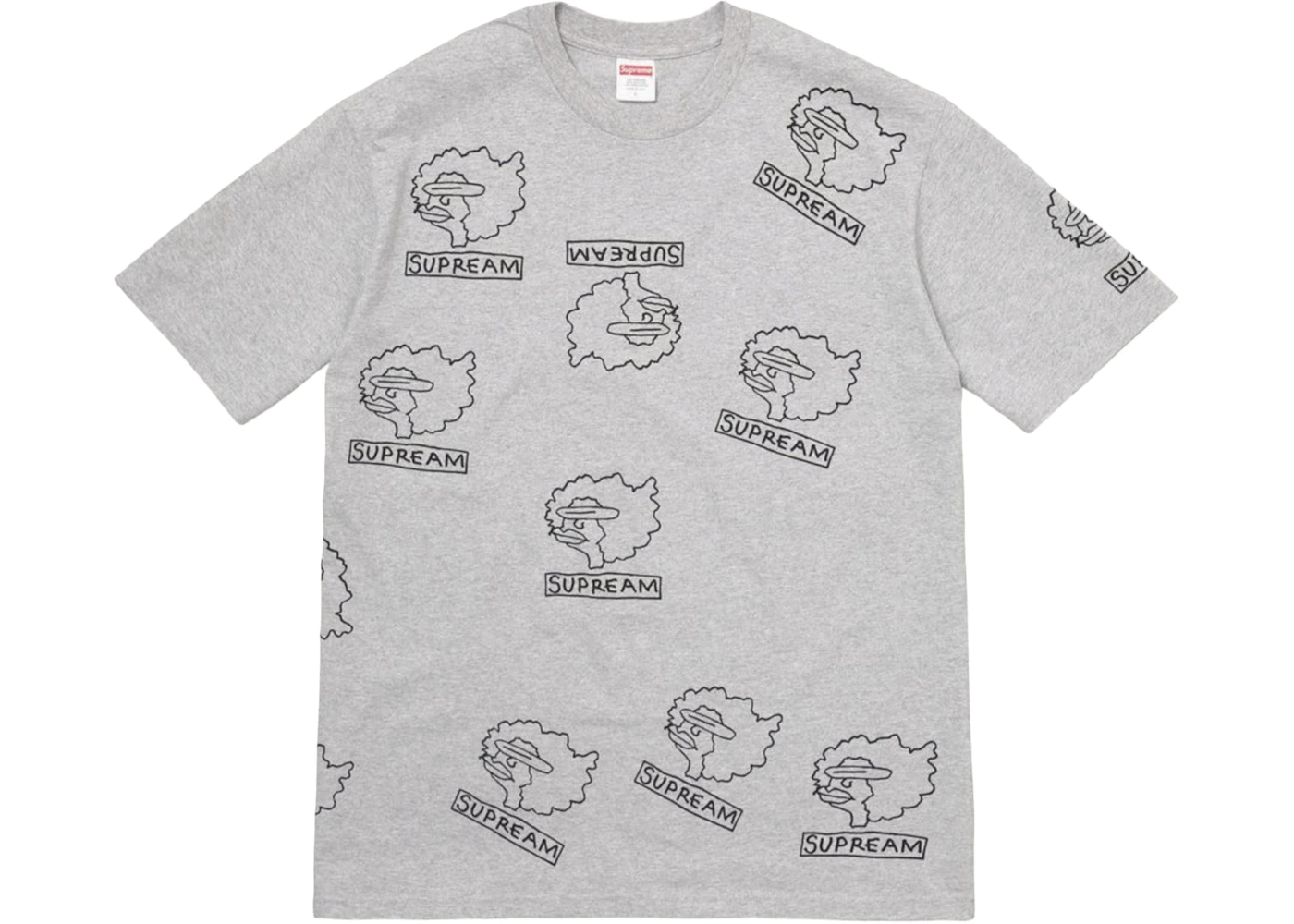 Supreme gonz tee grey Clearance