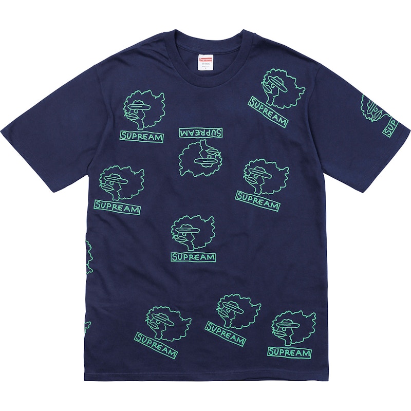 Supreme Gonz Heads Tee Black Men's - FW17 - US