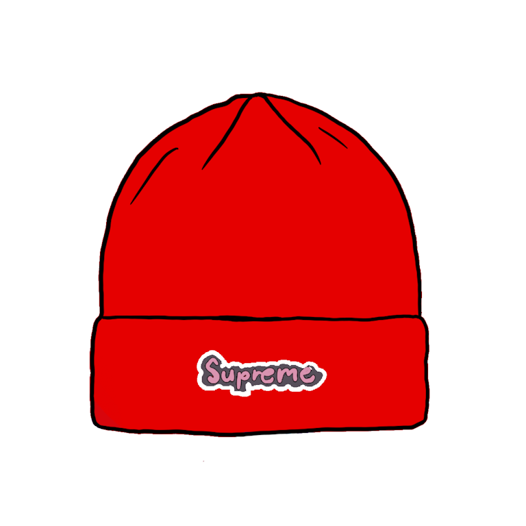 Pre-owned Supreme Gonz Logo Beanie Burnt Red