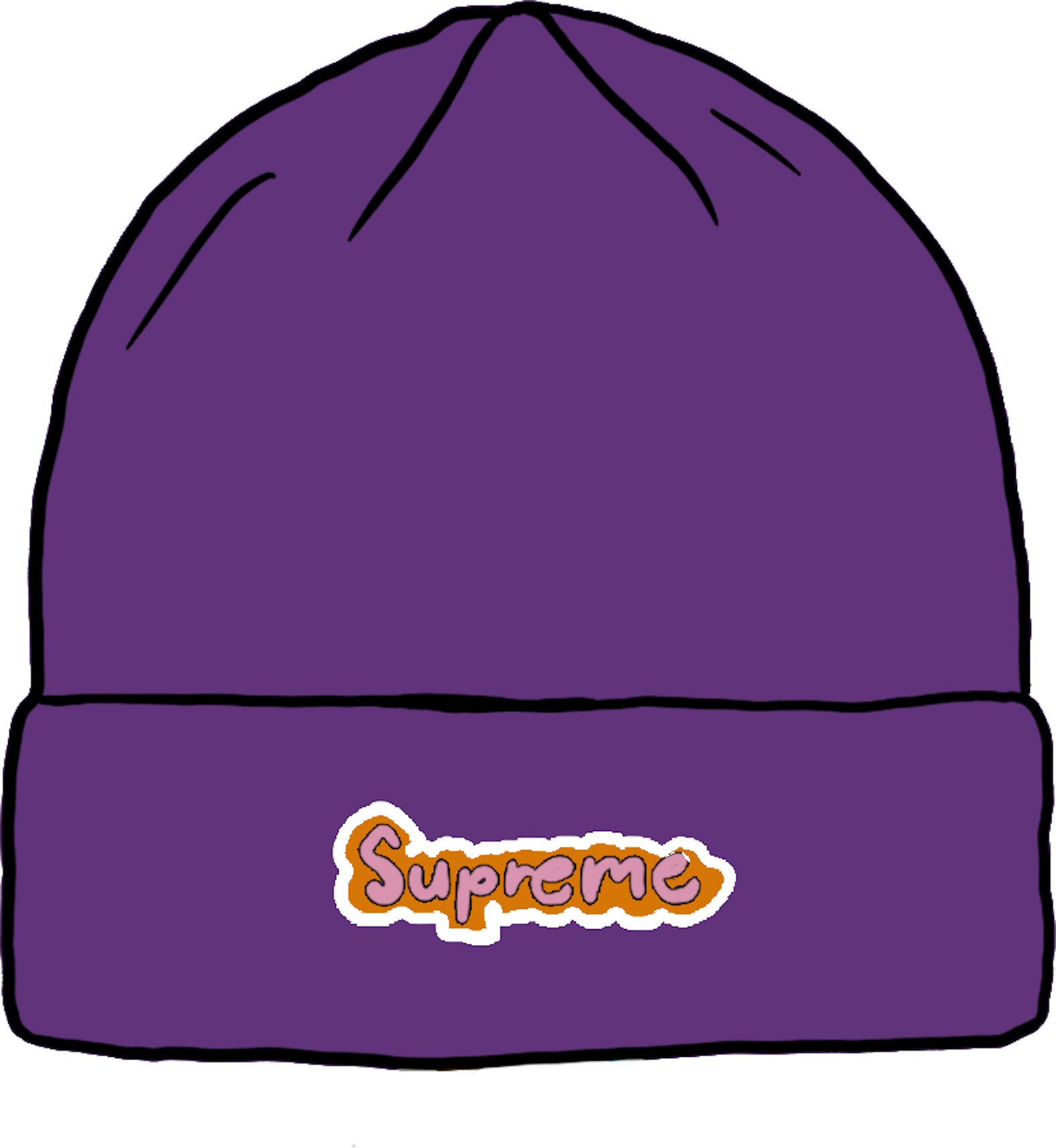 Supreme Gonz Logo Beanie Purple - SS21 - JP