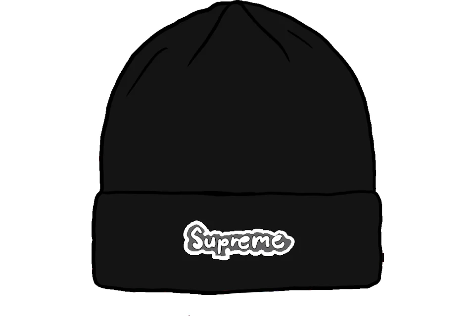Supreme Gonz Logo Beanie (SS21) Black