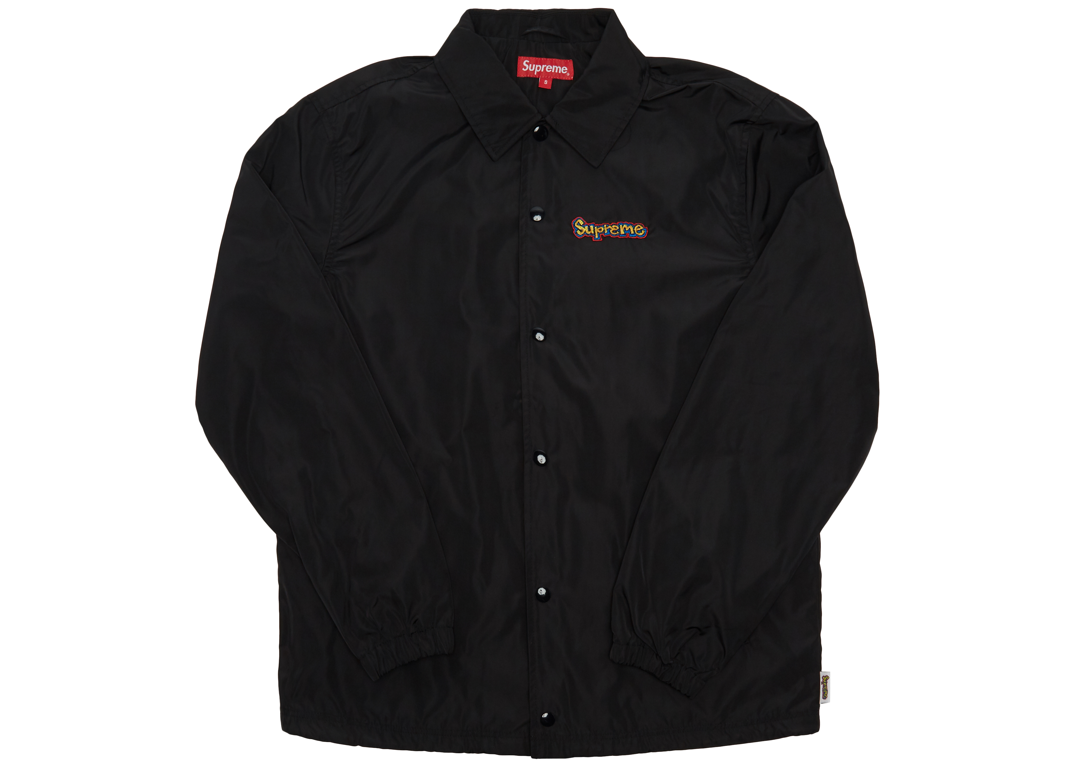 Supreme Gonz Logo Coaches Jacket Black Men's - SS18 - US