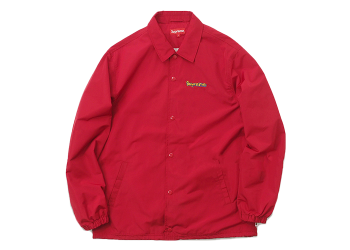 Supreme Gonz Logo Coaches Jacket Red