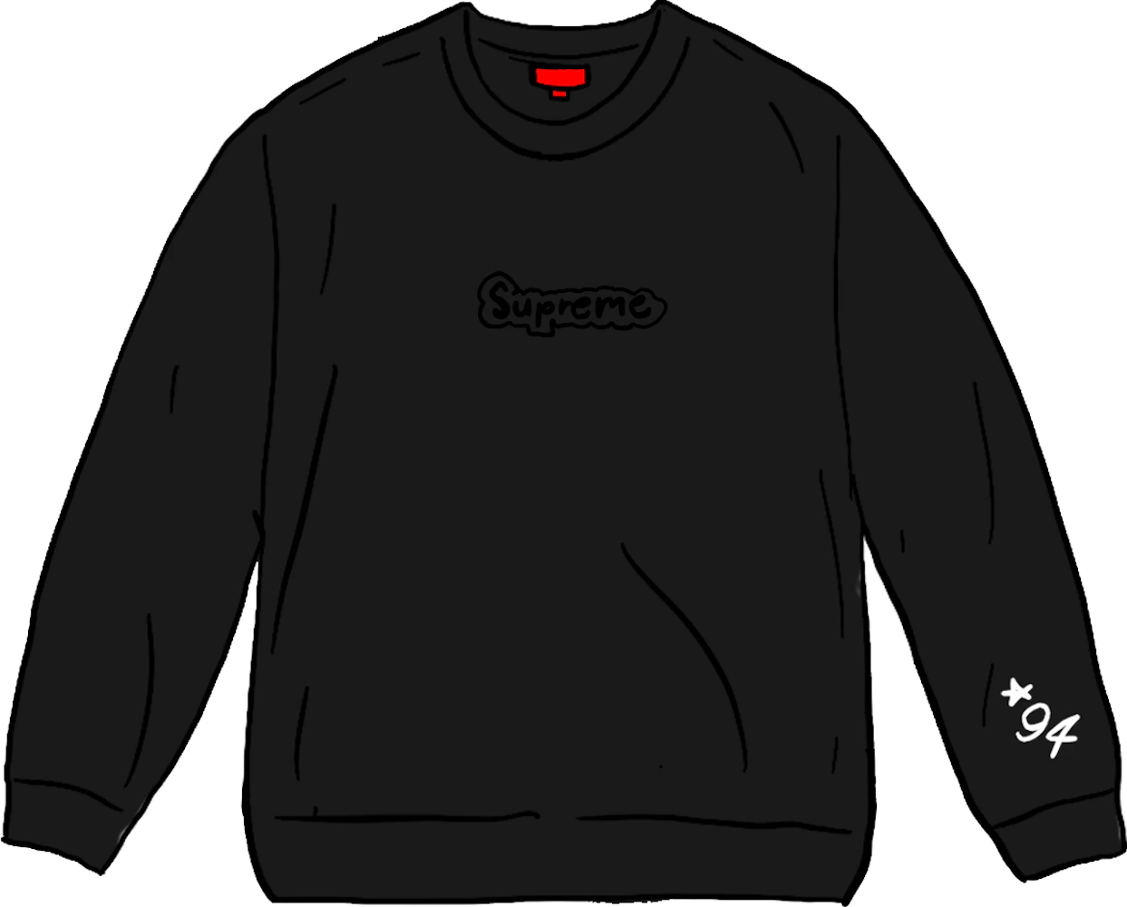 L)Supreme Gonz Heads Sweatshirtスウェットシャツ黒