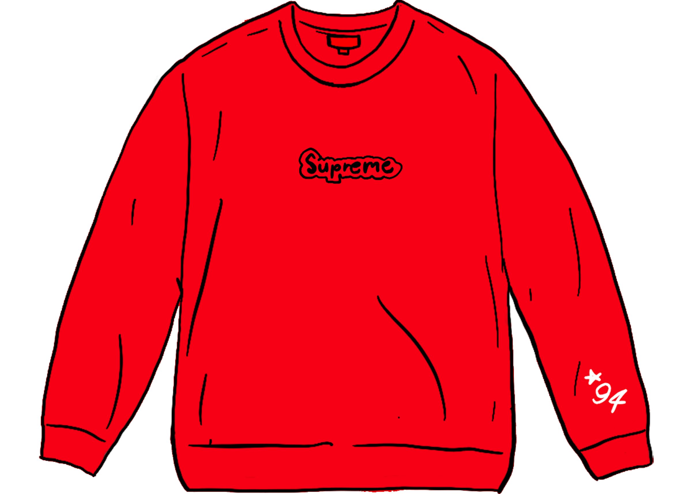 Supreme Gonz Logo Crewneck Burnt Red Men's - SS21 - US