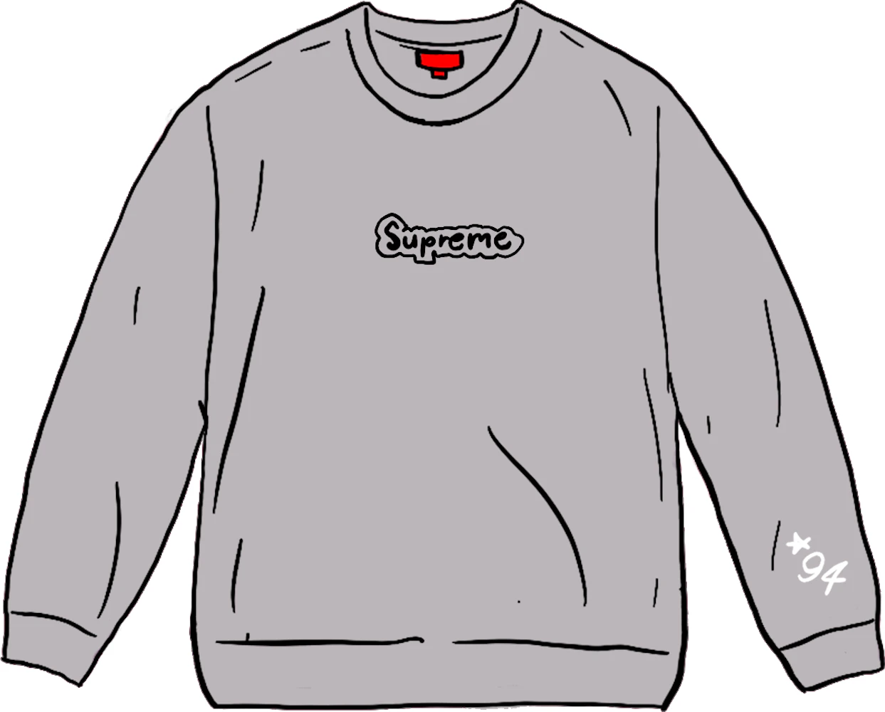 Supreme Gonz Logo Crewneck Grey メンズ - SS21 - JP