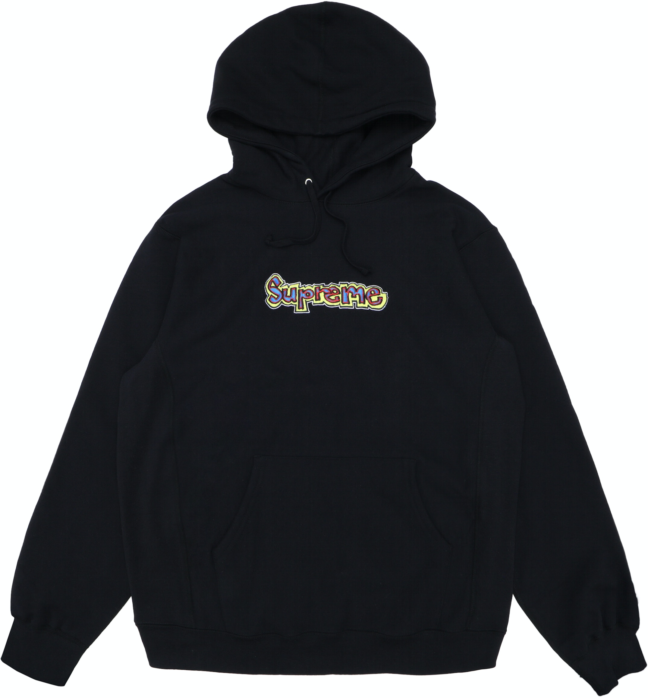 Supreme Gonz Logo Hooded Sweatshirt Black - SS18