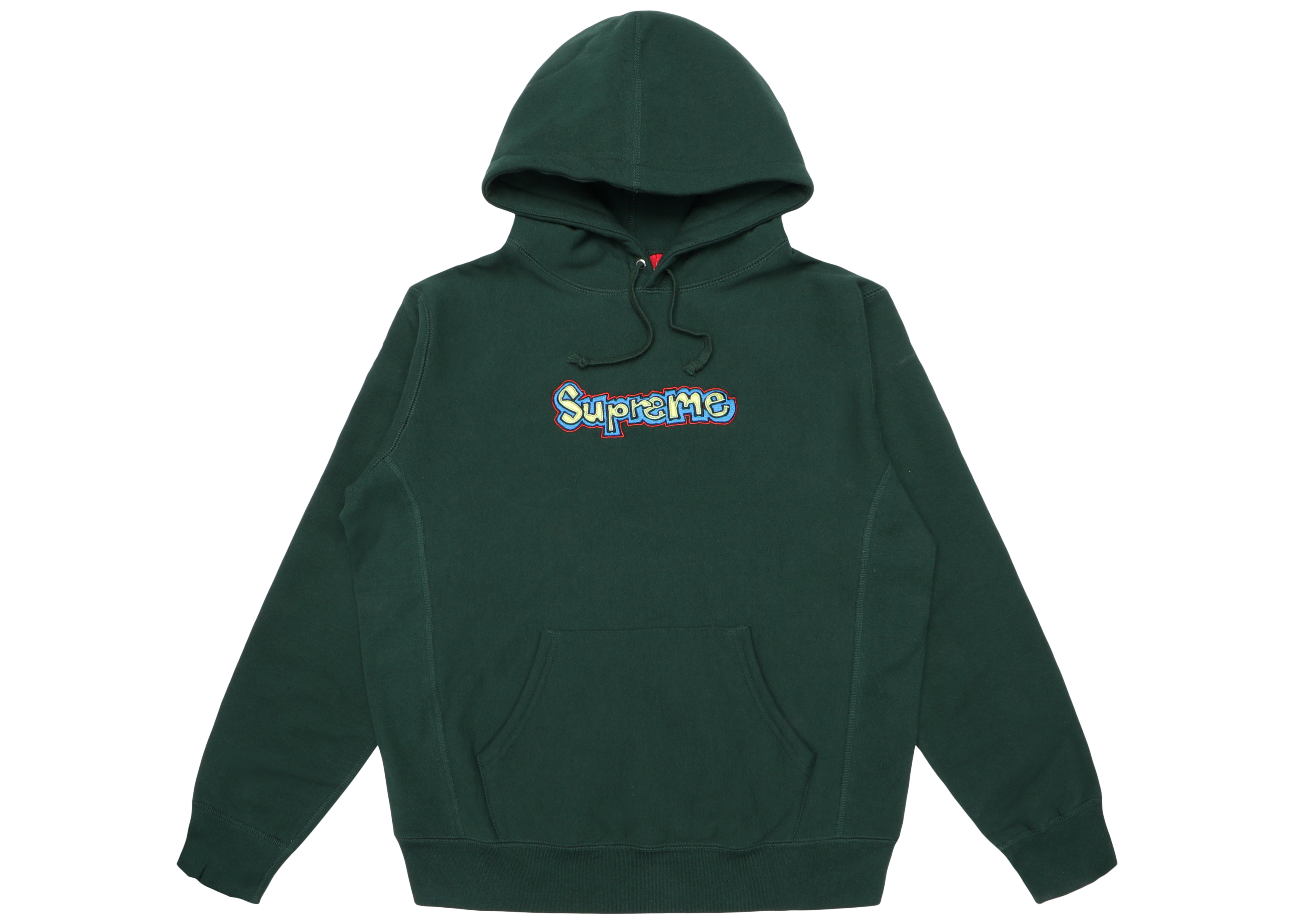 Supreme Gonz Logo Hooded Sweatshirt Dark Green Men's - SS18 - US