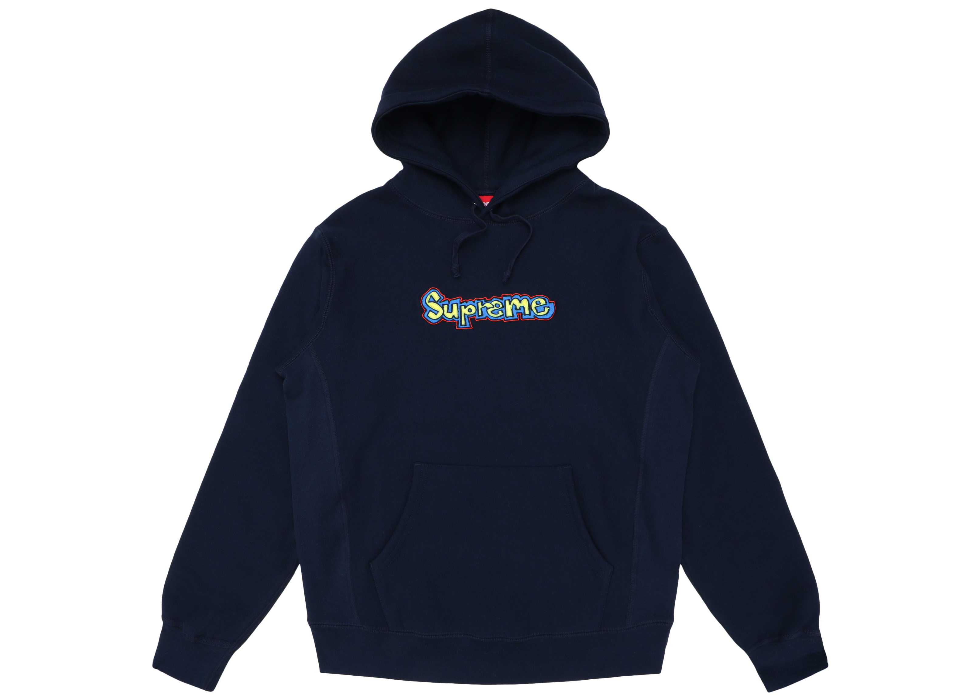 Supreme Gonz Logo Hooded Sweatshirt Navy