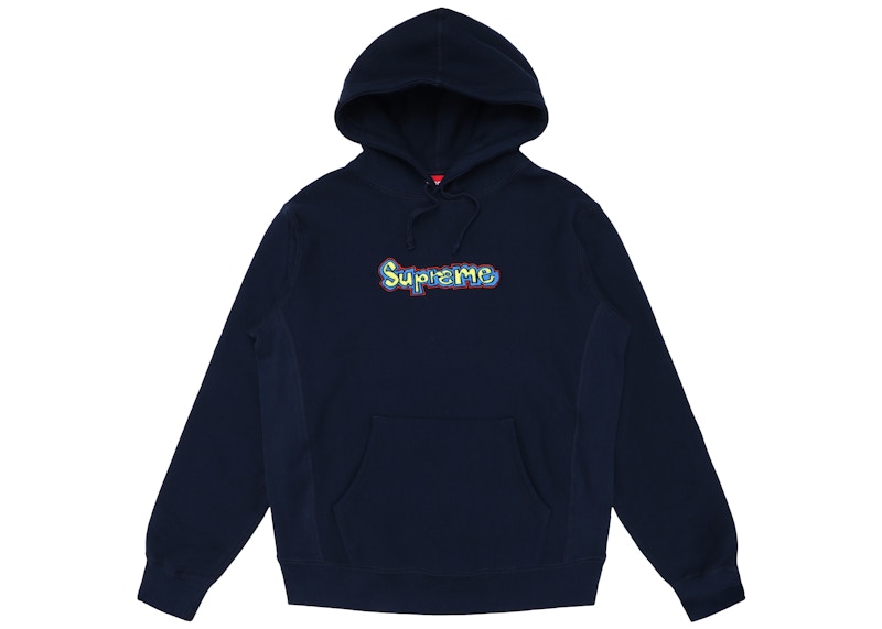 Supreme Gonz Logo Hooded Sweatshirt Navy メンズ - SS18 - JP