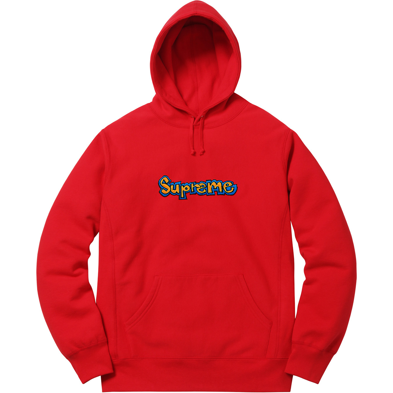 Supreme Gonz Logo Hooded Sweatshirt Red