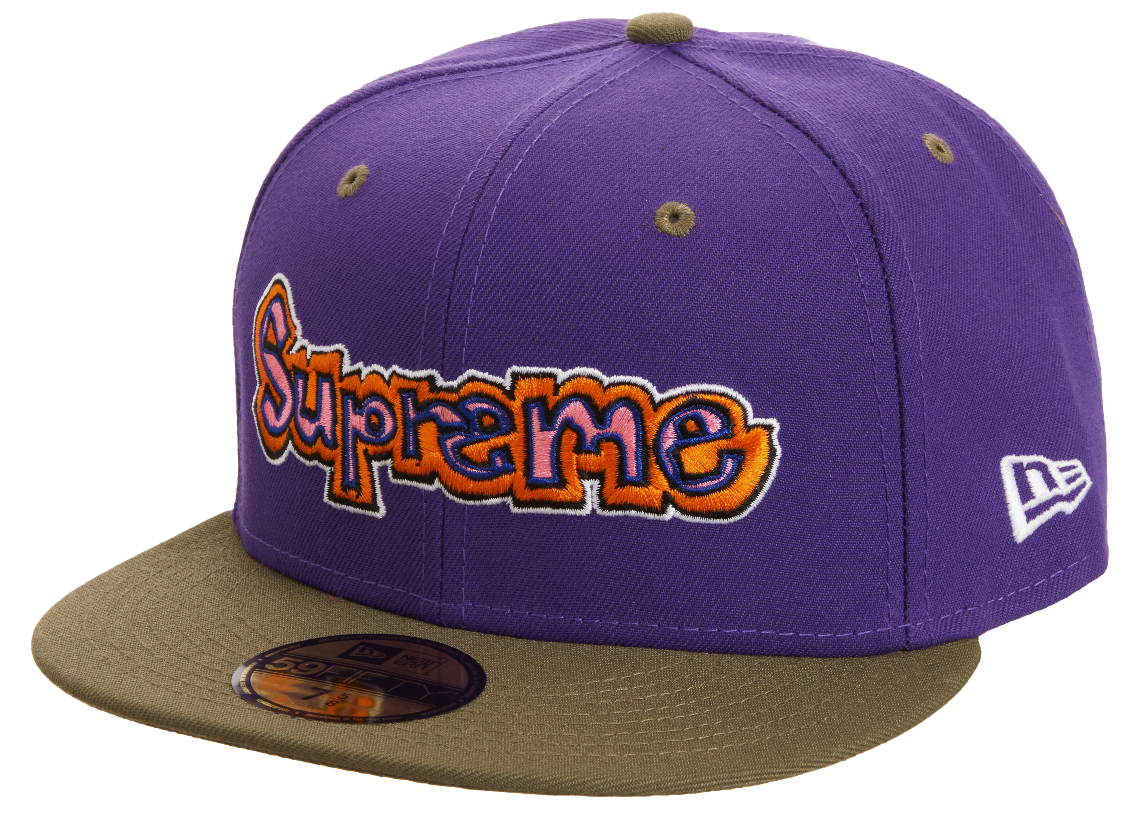 Supreme Gonz Logo New Era Cap Purple
