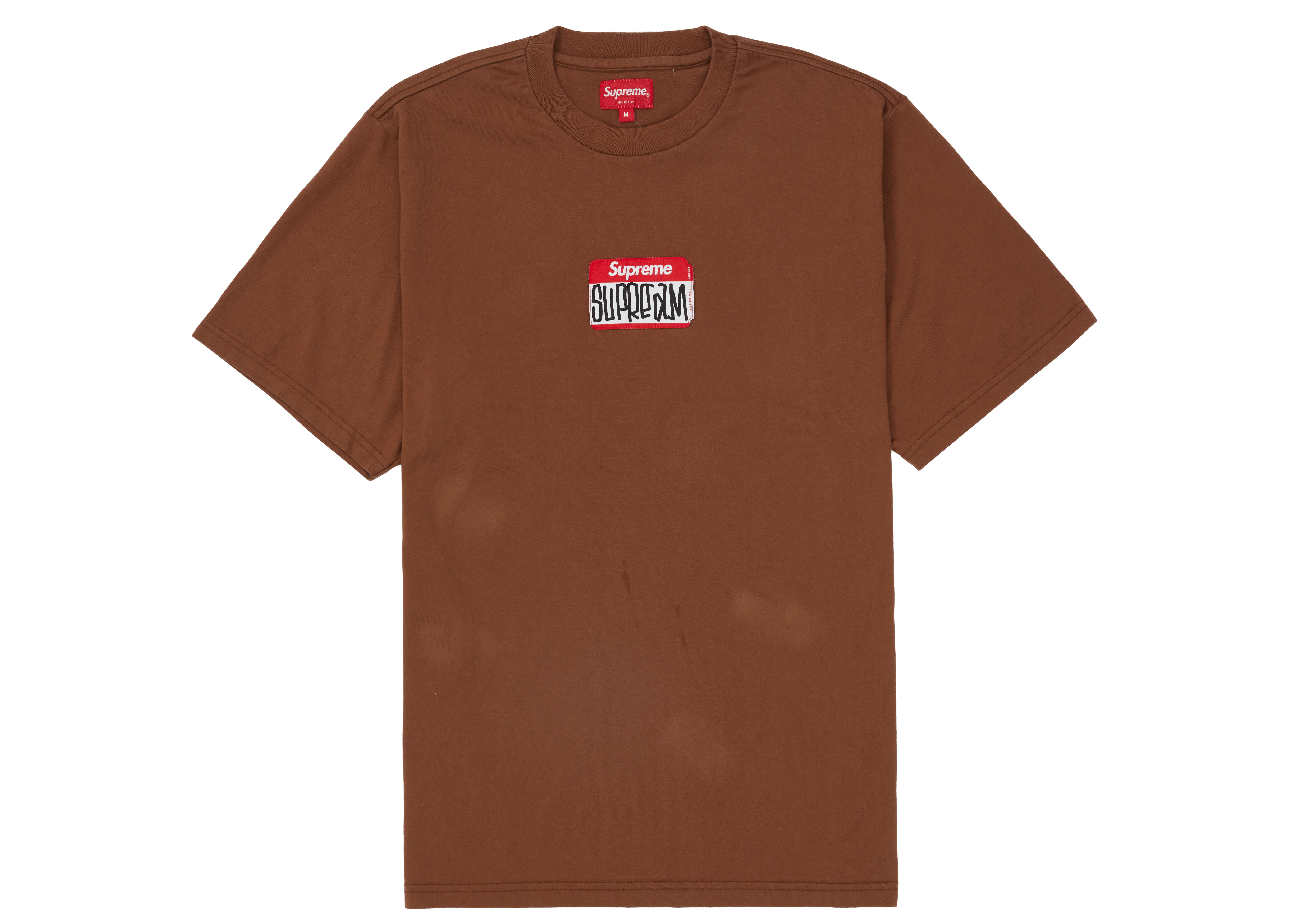 Supreme Gonz Nametag S/S Tee Brown