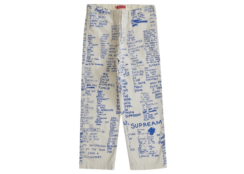 Supreme Gonz Map Denim Painter Pant Washed Black Men's - SS19 - US