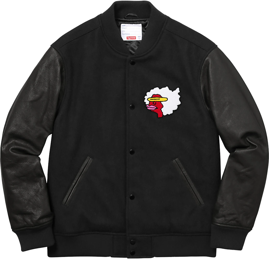 Supreme Gonz Ramm Varsity Jacket Black Men's - FW17 - US