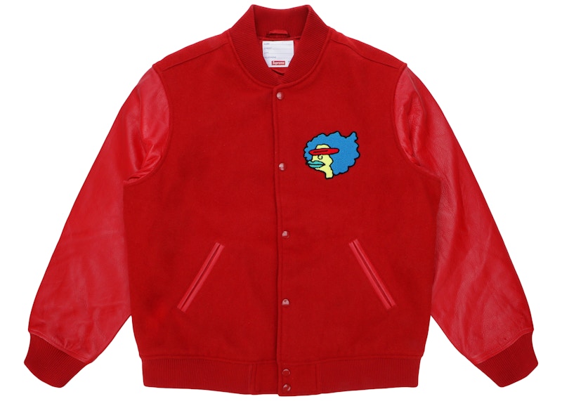 Supreme Gonz Ramm Varsity Jacket Red - FW17 남성 - KR