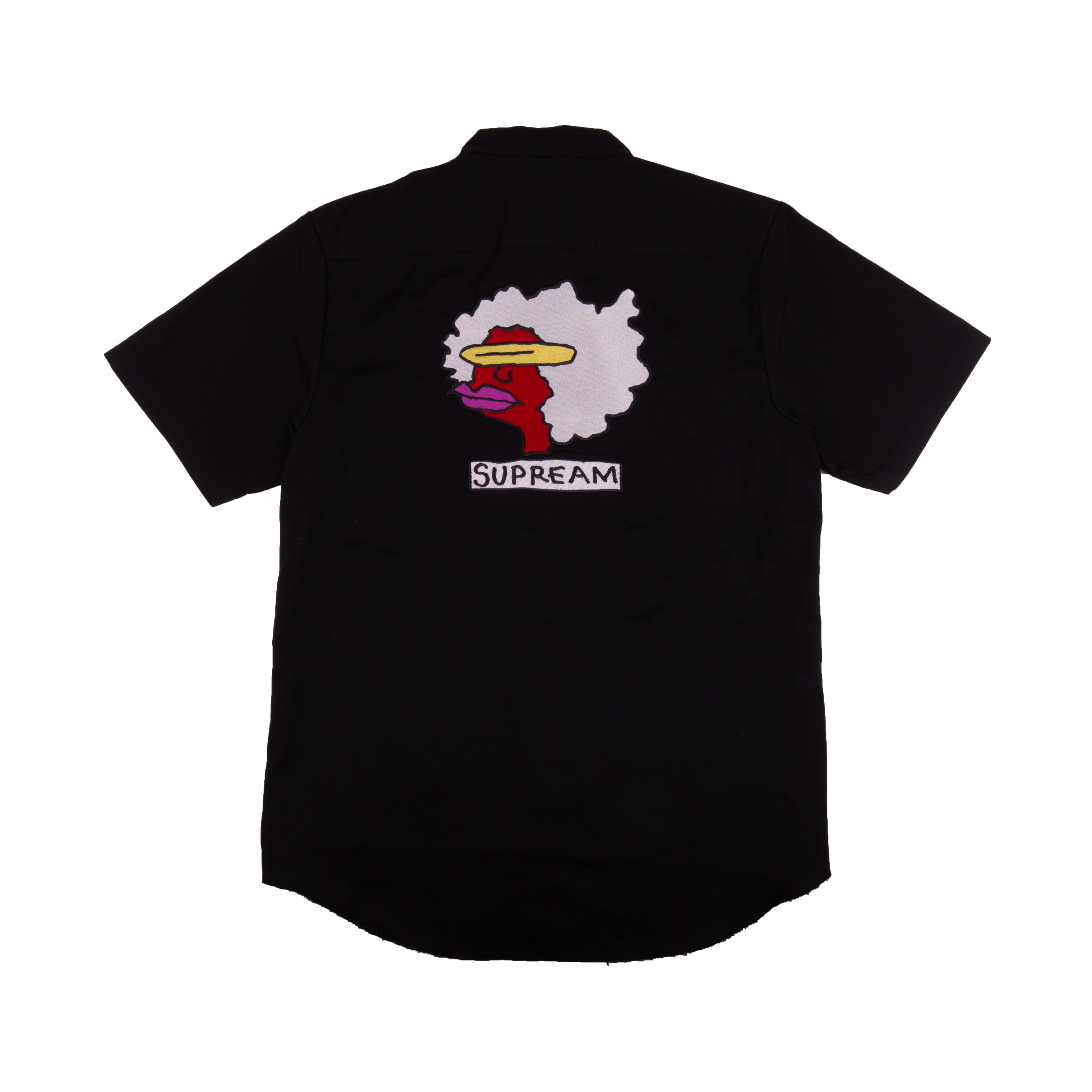 Supreme Gonz Ramm Work Shirt Black Men's - FW17 - US