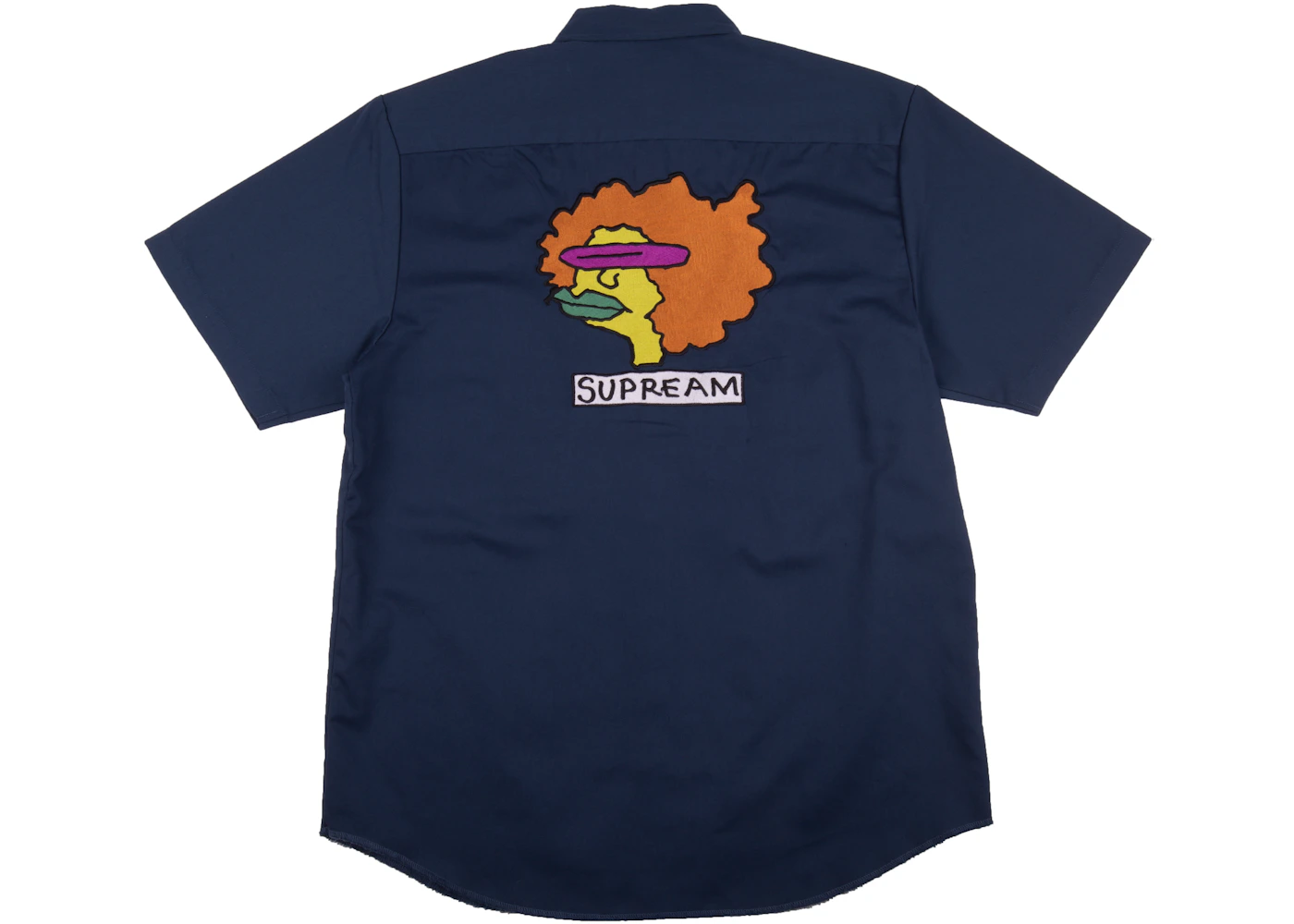 Supreme Gonz Ramm Work Shirt Navy Hombre FW17 US