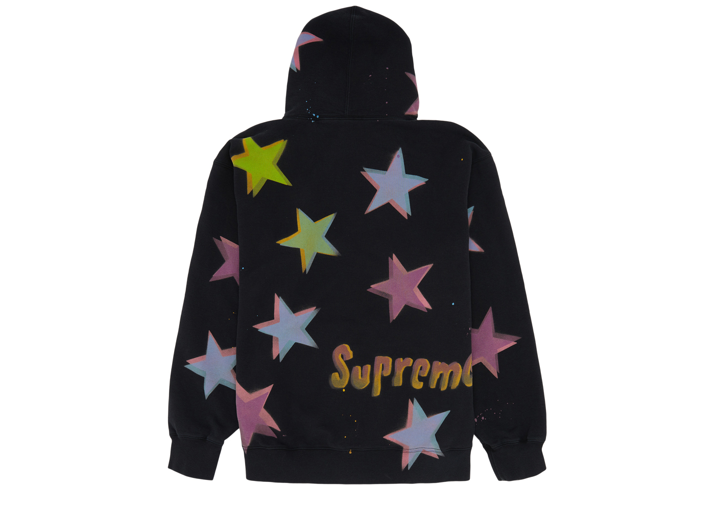 Supreme Gonz Stars Hooded Sweatshirt Black Men's - SS21 - US