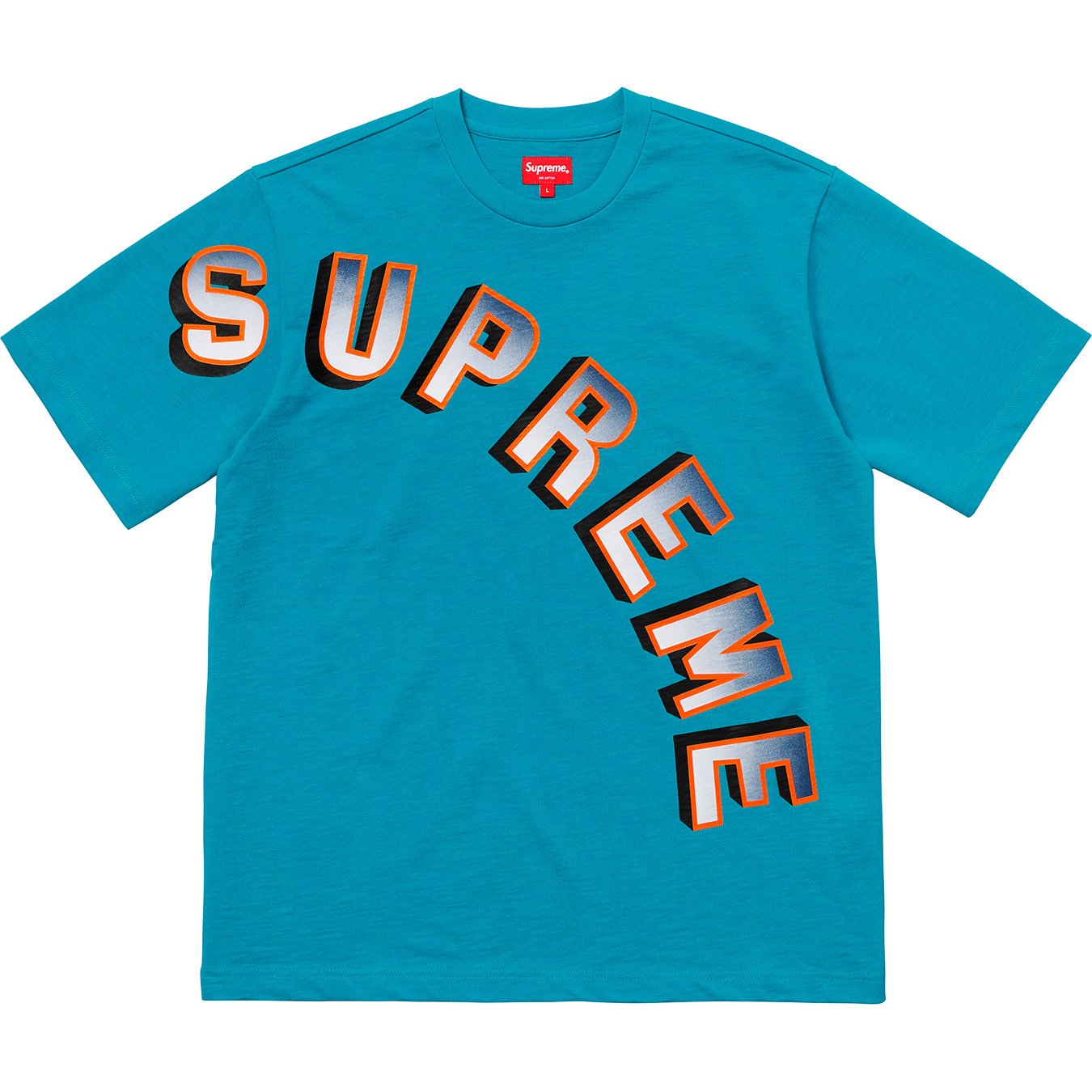 Supreme Gradient Arc Top アーチロゴ Tシャツ