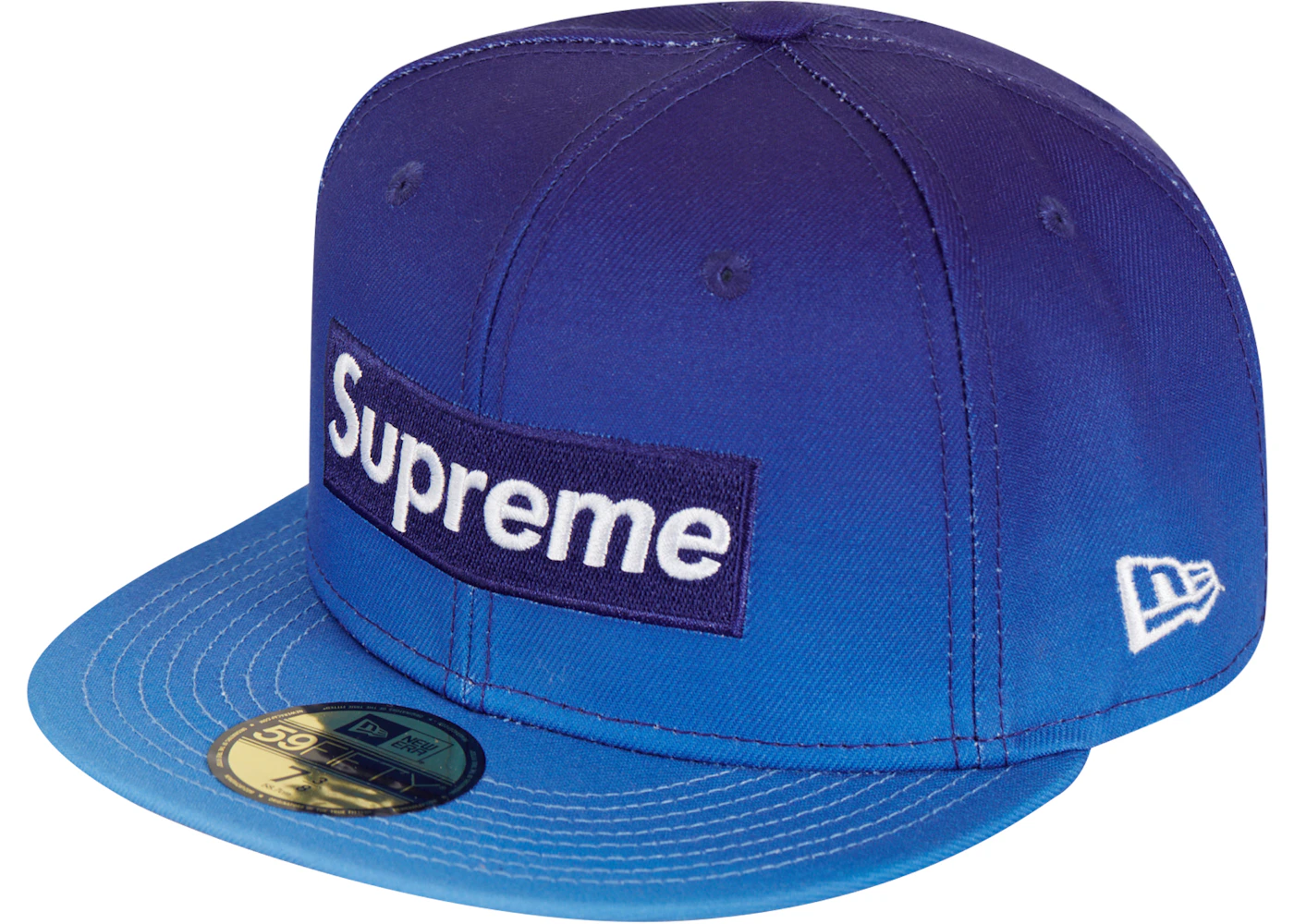 Supreme Denim Box Logo Hat (Washed Blue)1