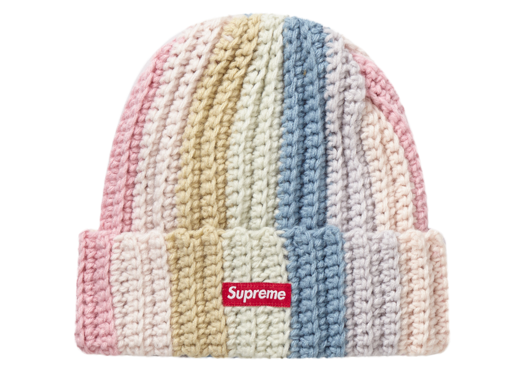 Supreme Gradient Crochet Beanie Pink - FW22 - GB