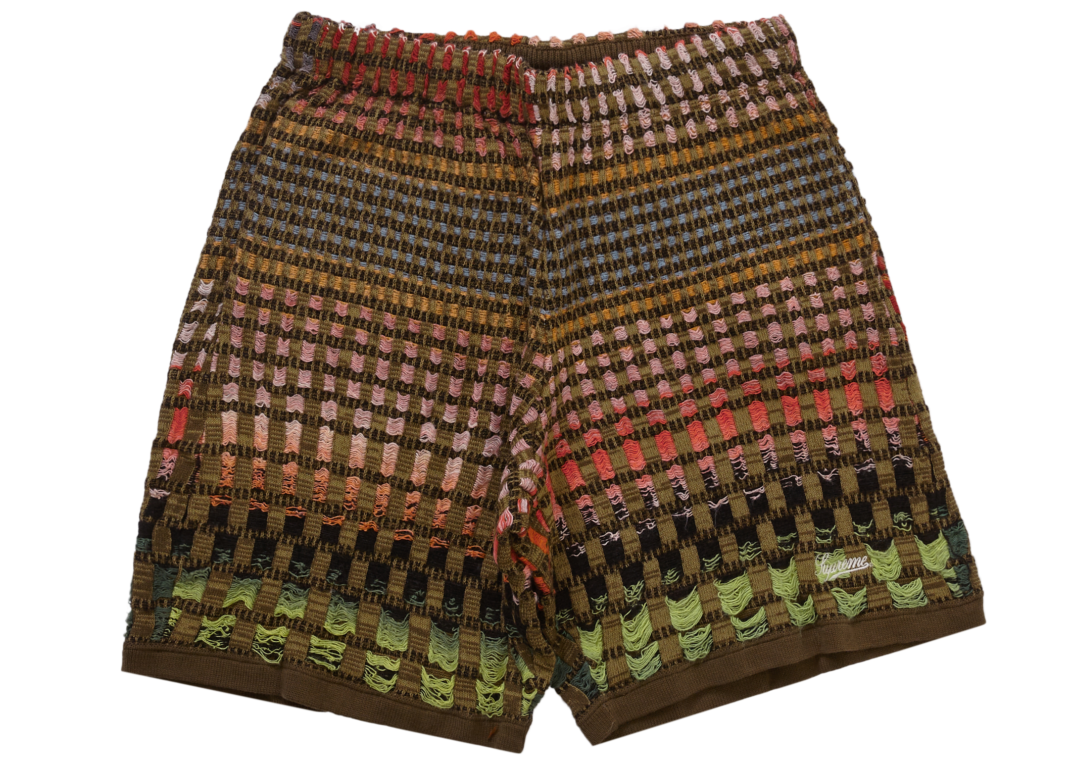 Supreme Gradient Grid Knit Short Brown Men's - SS23 - US