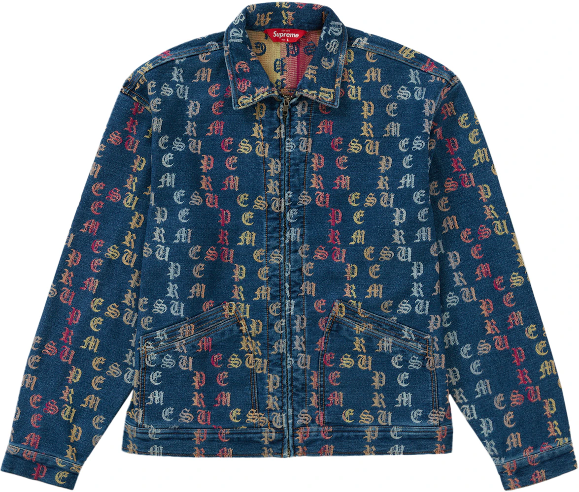 Louis Vuitton Cropped Gradient Denim Jacket Grege Men's - SS22 - US