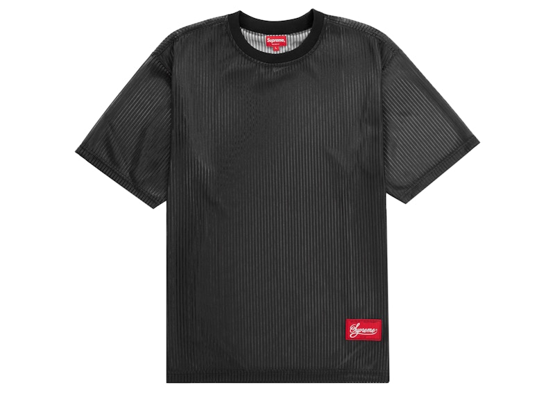 Supreme Gradient Mesh Stripe Jersey Black メンズ - SS23 - JP