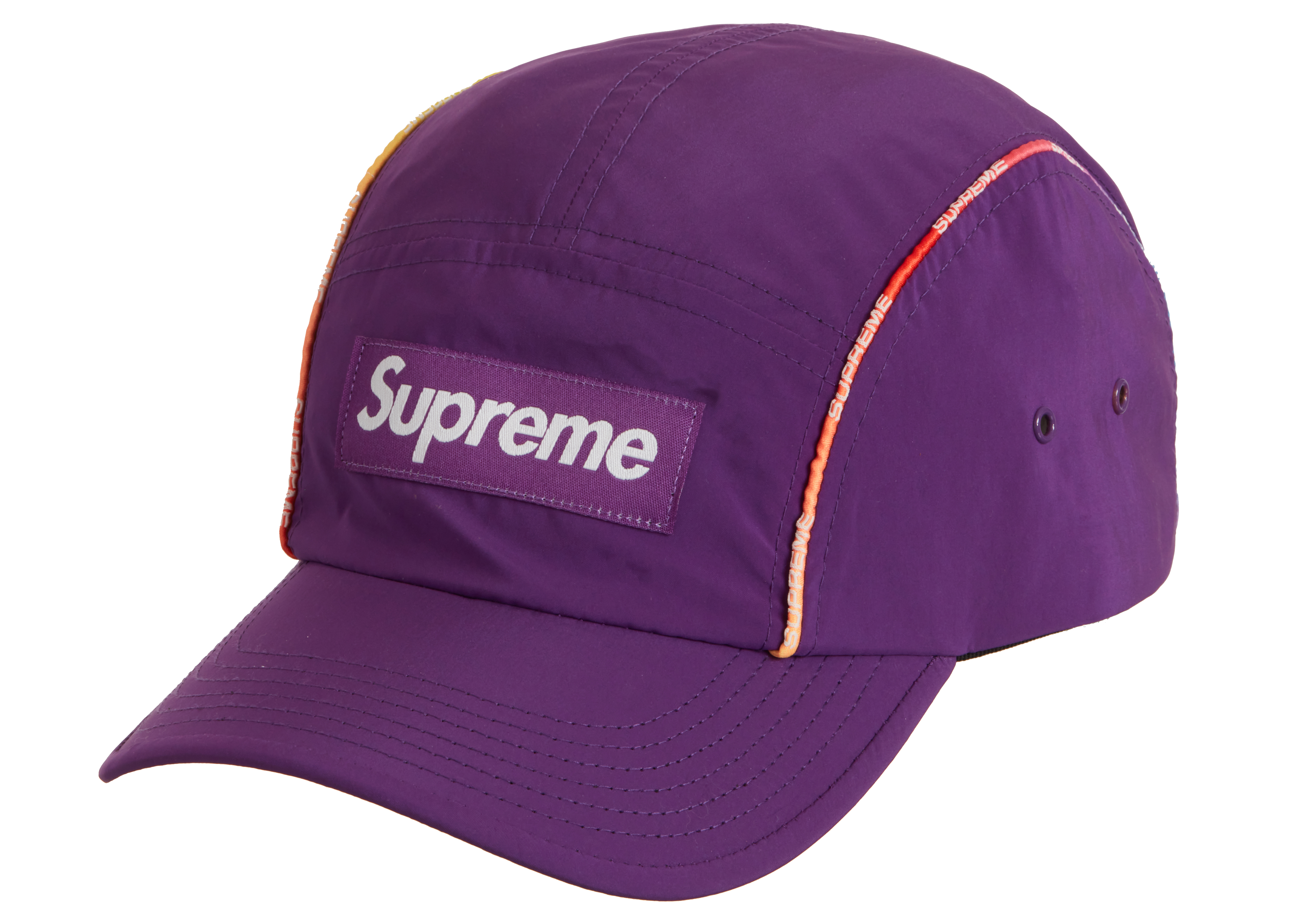 Supreme Gradient Piping Camp Cap Purple