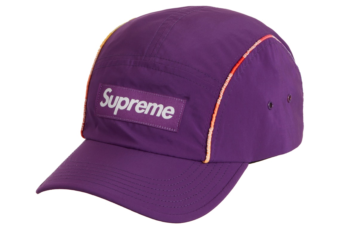 Pre-owned Supreme Gradient Piping Camp Cap Purple
