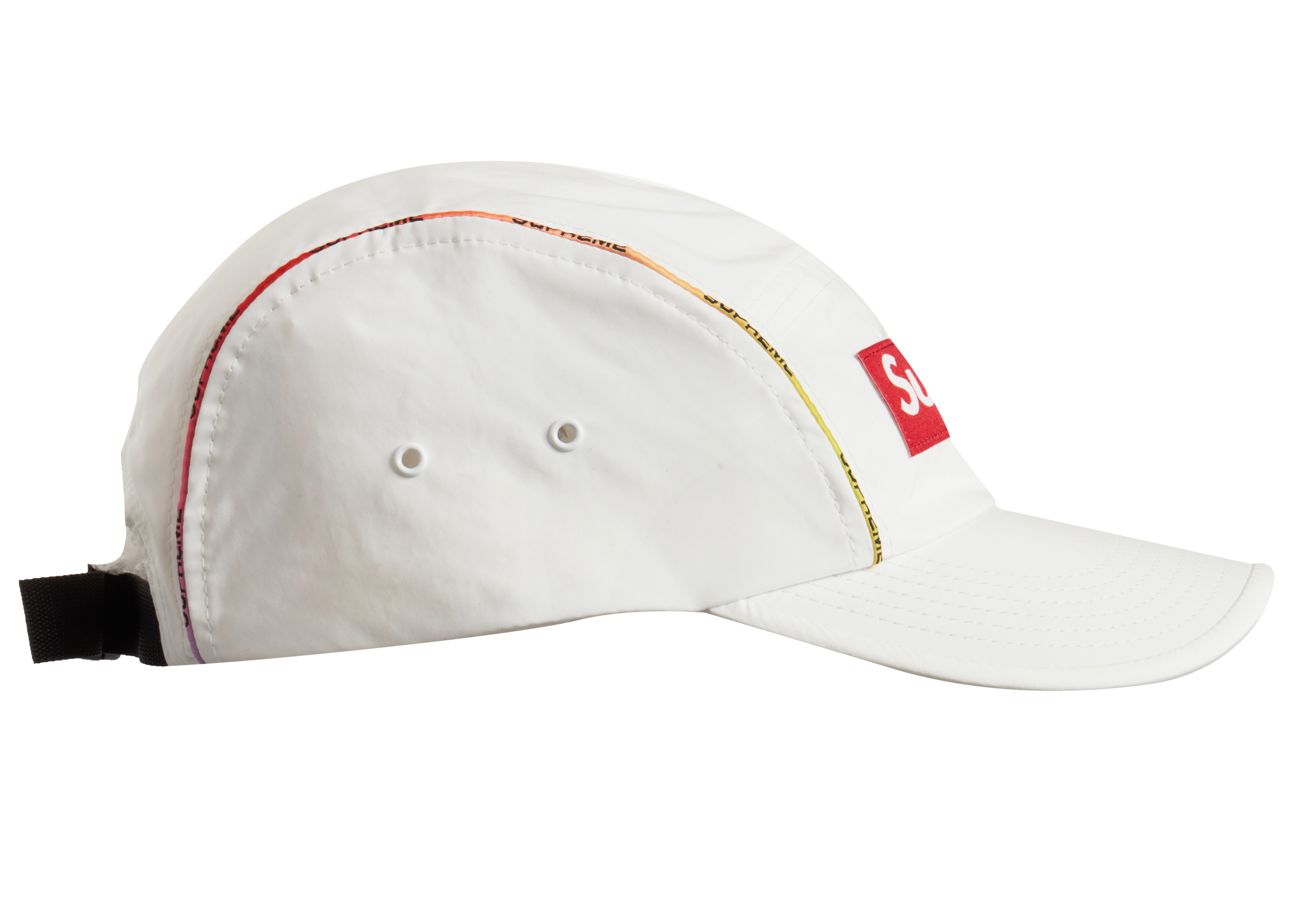 Supreme Gradient Piping Camp Cap White