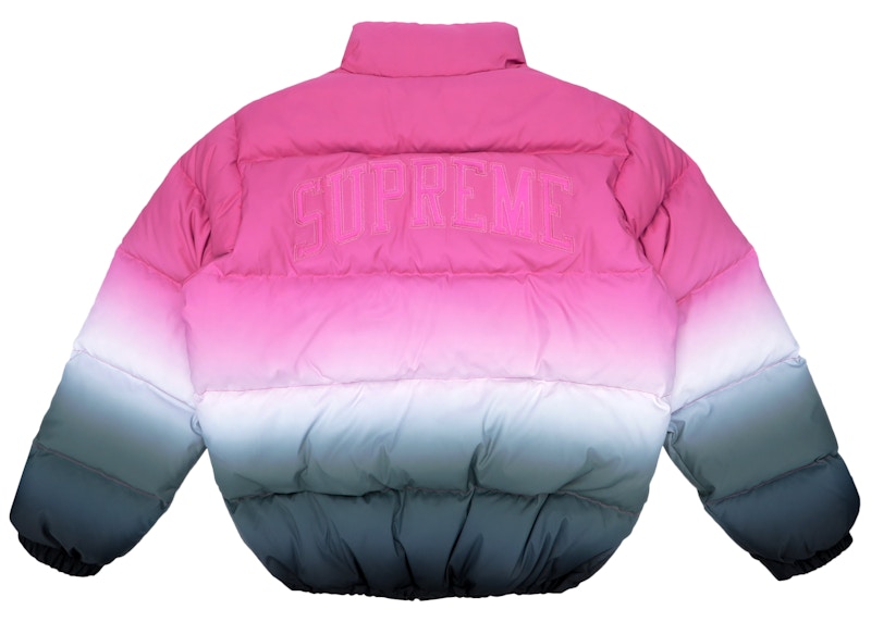 Supreme Gradient Puffy Jacket Pink