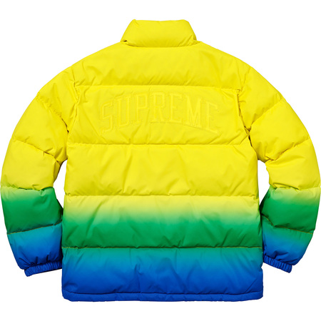 Supreme Gradient Puffy Jacket Yellow Men's - SS18 - US
