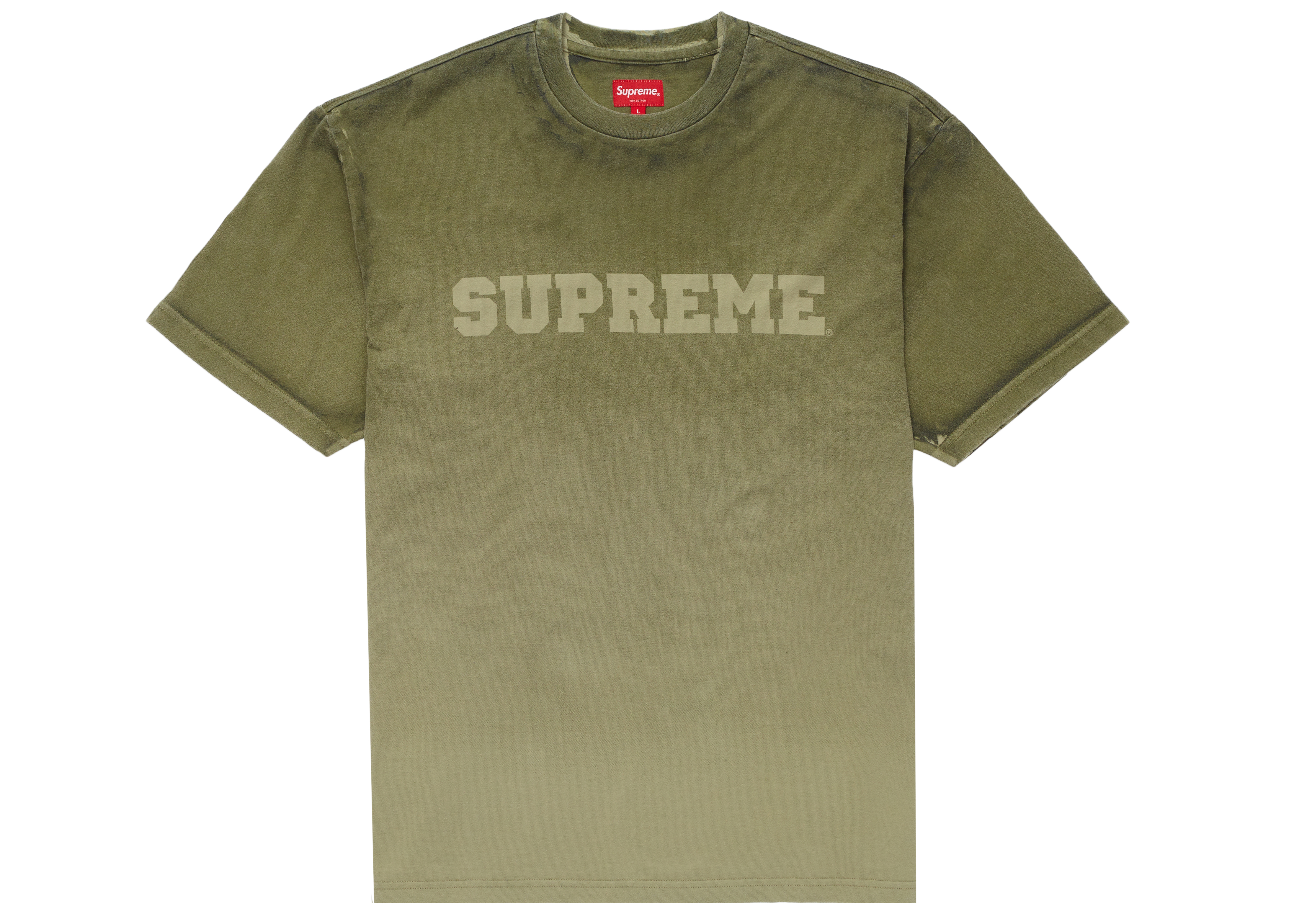 Supreme Gradient S/S Top Olive Men's - FW21 - US