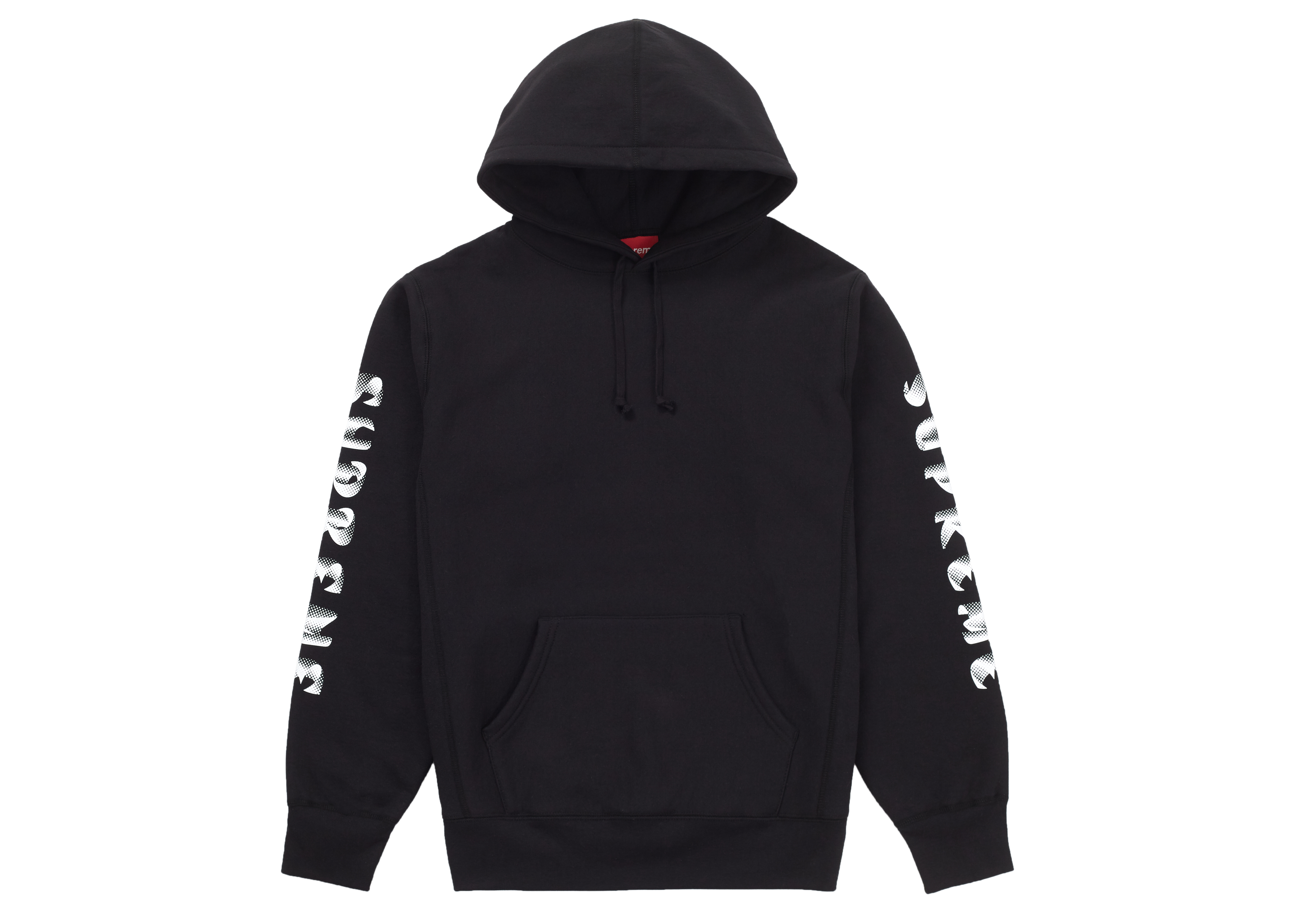Supreme Gradient Sleeve Hooded Sweatshirt Black - FW18 メンズ - JP