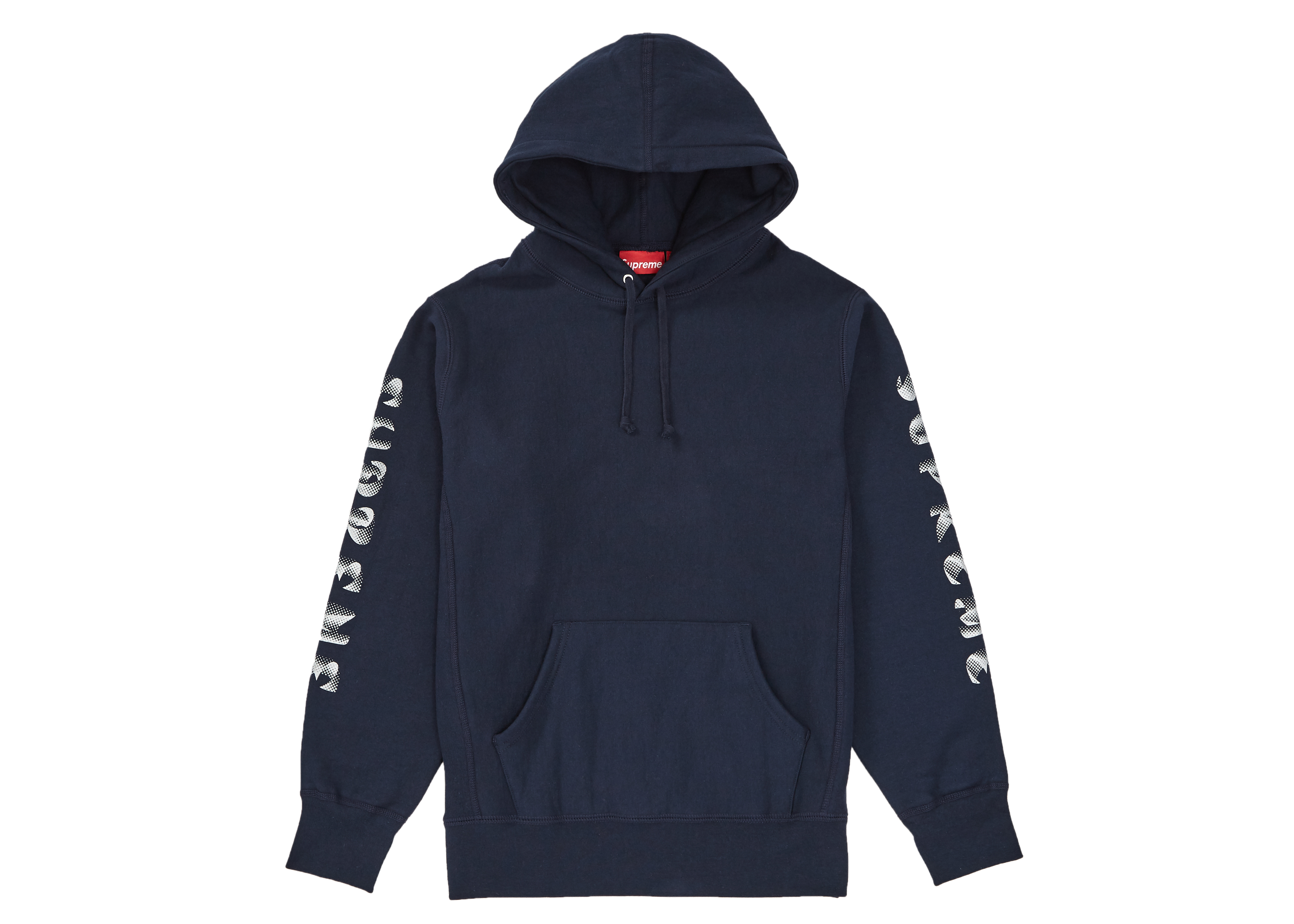 supreme gradient sleeve hoodie