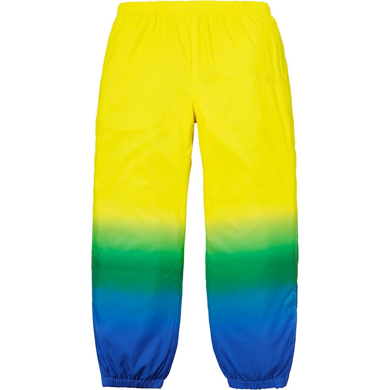 Supreme Gradient Track Pant Yellow Men's - SS18 - US